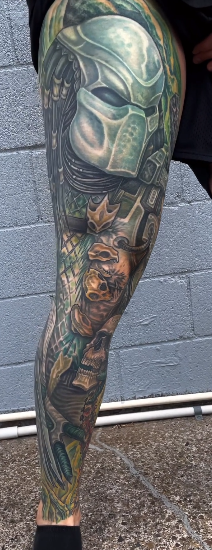 tattoos/ - Predator Leg Sleeve - 144768
